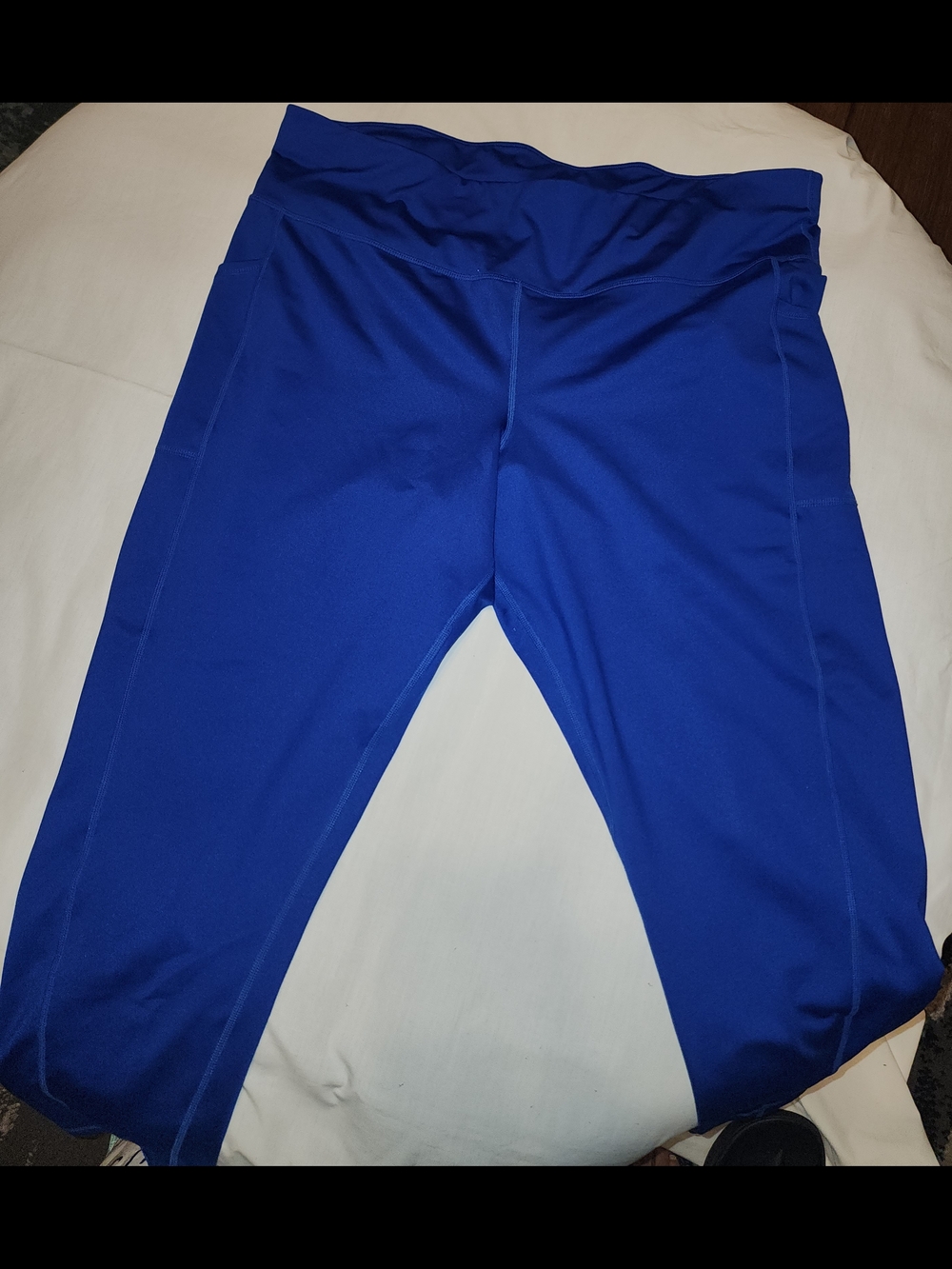 Ideology Royal Blue Cropped Active Leggings